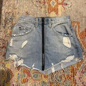 LF Carmar Denim Skirt with black zipper